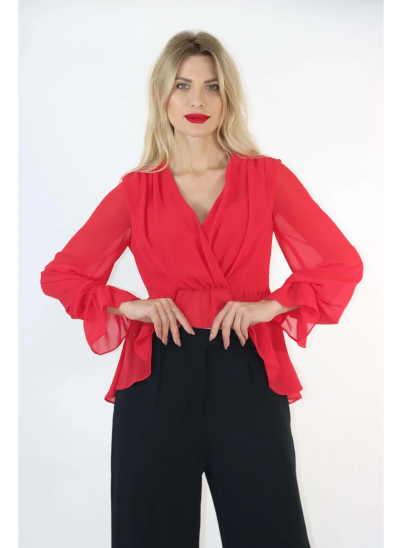 توترندس توب فوشي بفتحة صدر